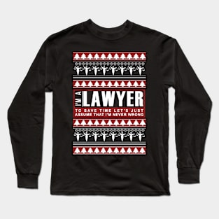 funny i am lawyer Long Sleeve T-Shirt